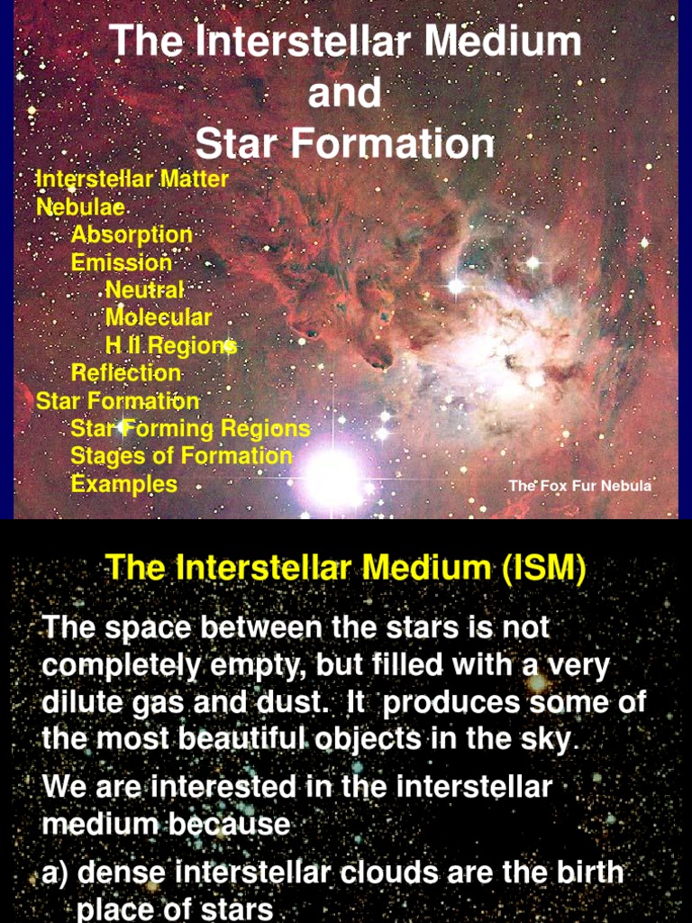 Interstellar Medium and Star Formation | PDF | Star Formation ...