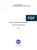 Meteoroloski Godisnjak 1 - Klimatoloski Podaci - 2016 PDF