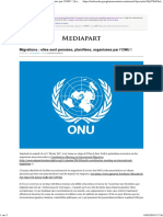 Migrations - Elles Sont Pensées, Planifiées, Organisées Par l'ONU ! - Le Club de Mediapart