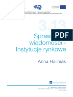 3-13_Sprawdzian Wiadomości - Instytucje Rynkowe