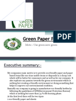 Green Paper PVT - LTD.: Moto:-Use Green Save Green
