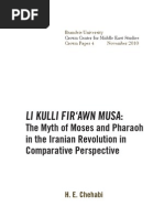 Download Li Kulli Firawn Musa The Myth of Moses and Pharaoh in the Iranian Revolution in Comparative Perspective by Crown Center for Middle East Studies SN40241011 doc pdf