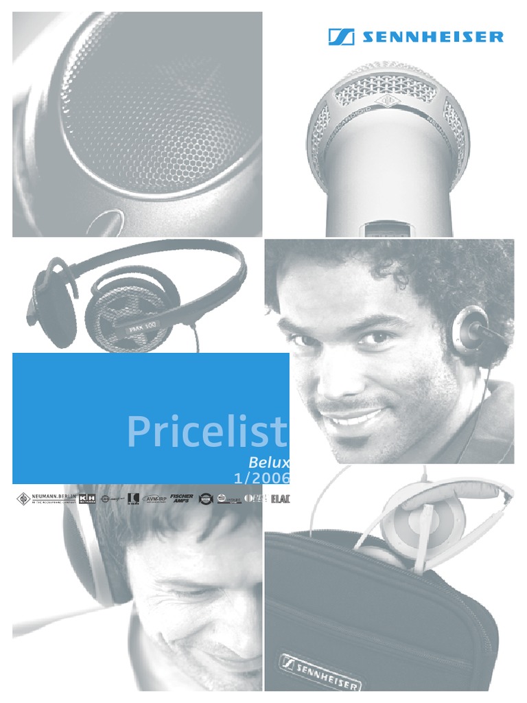Pricelist 06 Sennheiser Headphones Sound Technology