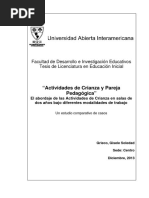 Actividades de Crianza