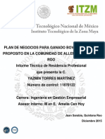 Plan de Negocios para Ganado Bovino de Doble PDF