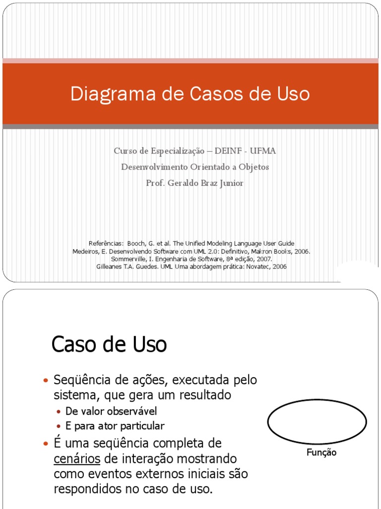 Casos de Uso em Desenvolvimento de Software | PDF | Diagrama de caso de ...