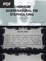 O horror sobrenatural em Stephen King 