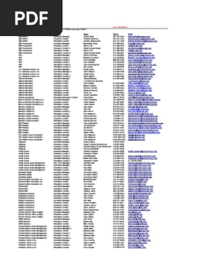 Contact List