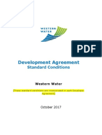 Development Agreement Standard Conditions PDF