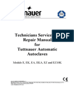 Tuttnauer E-Series Autoclave - Repair Manual (2008) PDF