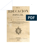Sarmiento, D. F. - De la educación popular.pdf