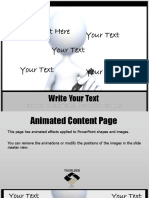 Animated Content Page Layout