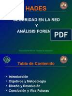 Seguridad en La Red y Análisis Forense"