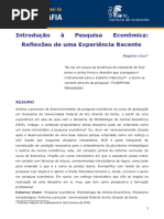 Rogério Cruz - Introdução a Pesquisa