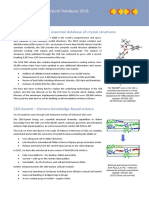 What's New?: The Cambridge Structural Database 2018