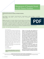 Guidelines For The Management of Traumatic Dental Injuries: 3. Injuries in The Primary Dentition