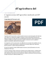 Scheda Sull'Organizzazione Agricola Del Trecento