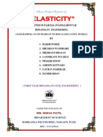 "Elasticity": Micro Project Report On