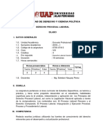 0705-07413 Sílabo Derecho Procesal Laboral