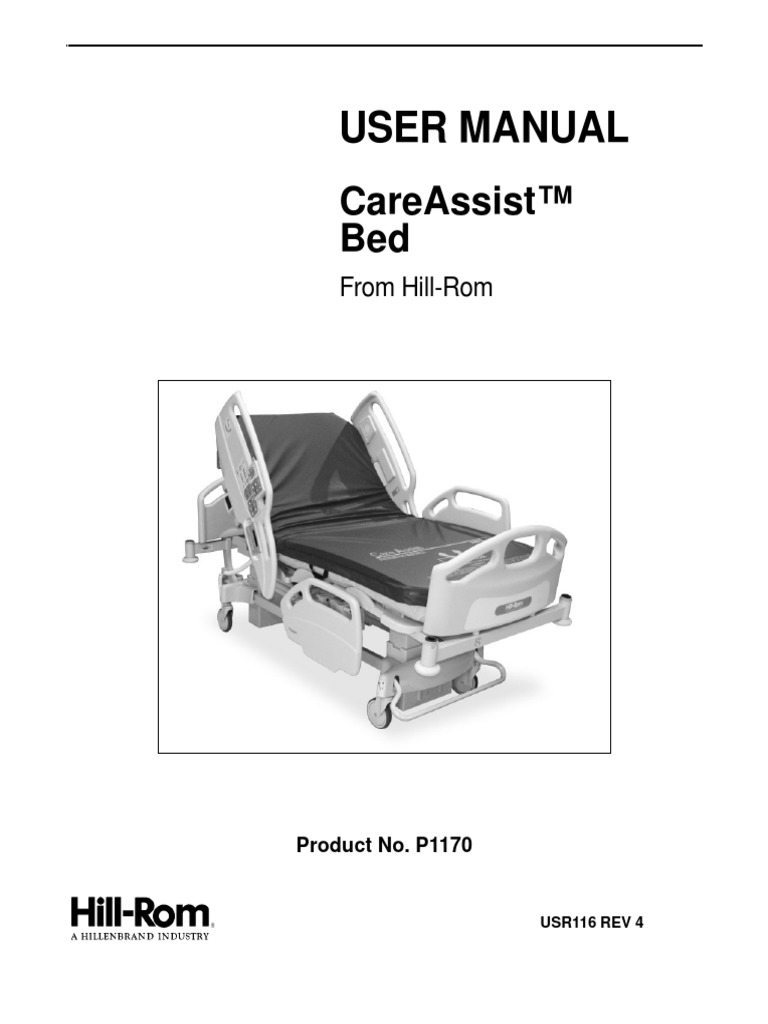 HillRom Care Assist Bed User Manual PDF