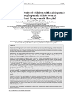 Comparative Study of Children With Calciopaenic and Phosphopaenic Rickets Seen at Chris Hani Baragwanath Hospital