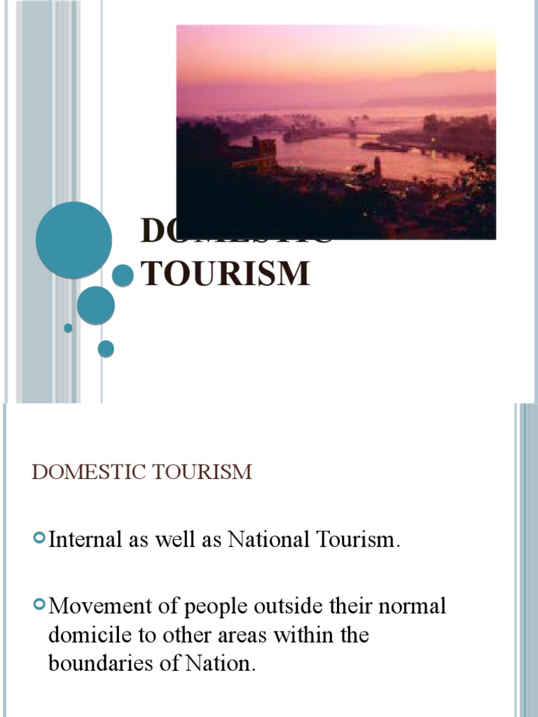 what is domestic tourism pdf