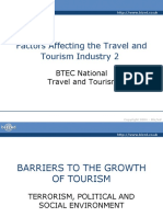 Factors Affecting The Travel and Tourism Industry 2