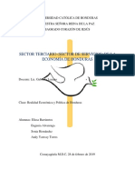 Sector Terciario de Honduras