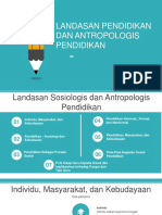 Landasan Sosiologis Dan Antropologis