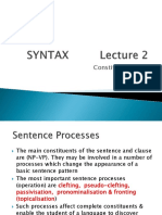 Lecture 2 Syntax