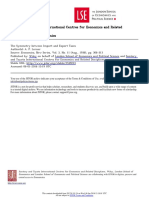 Lerner. The Symmetry Between Import and Export Taxes