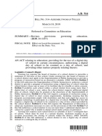 FISCAL NOTE: Effect On Local Government: No. Effect On The State: Yes