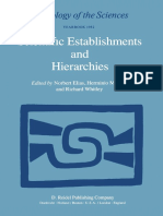 Norbert Elias Auth., Norbert Elias, Herminio Martins, Richard Whitley Eds. Scientific Establishments and Hierarchies 1982 PDF
