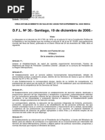 DFL Nº 30 de 2000. Ley Organica CRS Cordillera