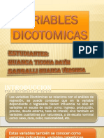 Variables Dicotomicas