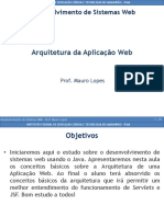 Arquitetura Da Aplicação Web