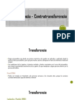 Transferencia y Contratransferencia