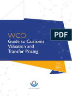 Wco Guide To Customs Valuation and Transfer Pricing PDF