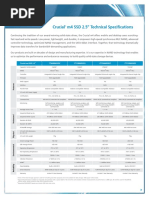 Crucial SSD Tech Specs