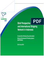 Brief Perspective On National and International Shipping Network in Indonesia