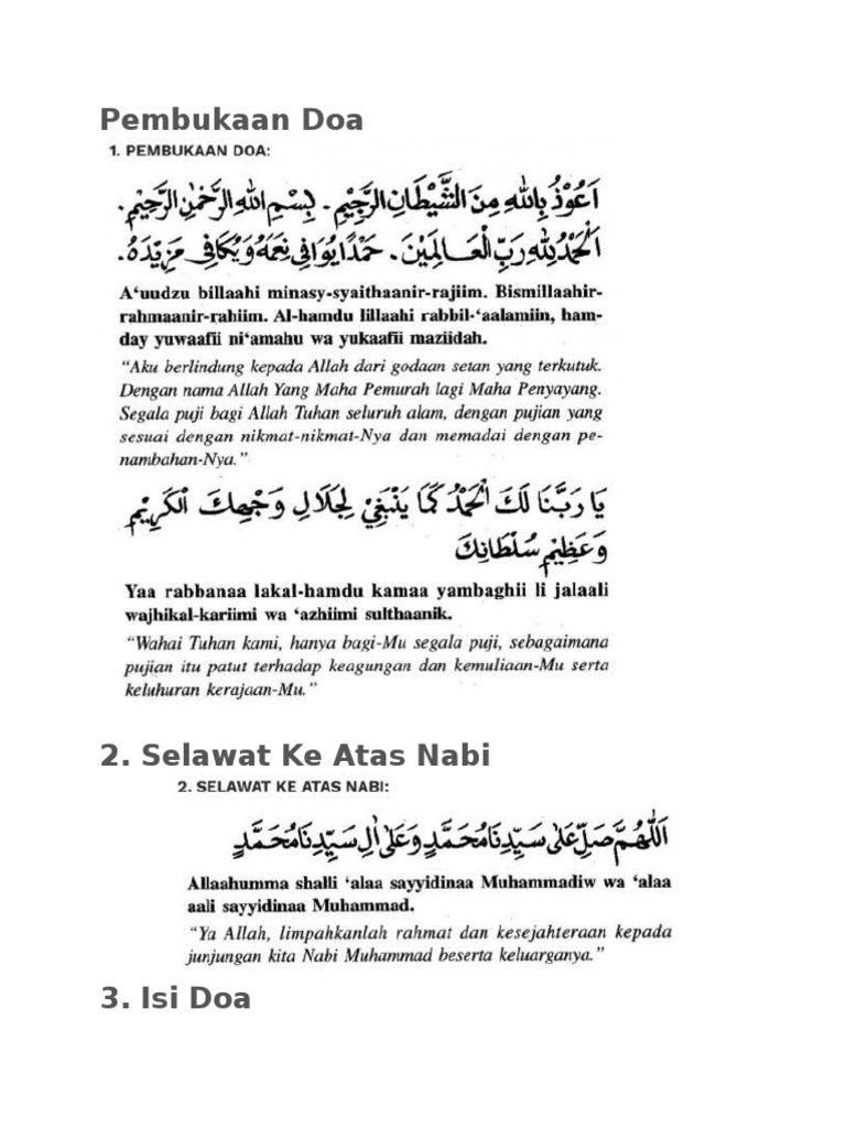Doa Solat Pdf