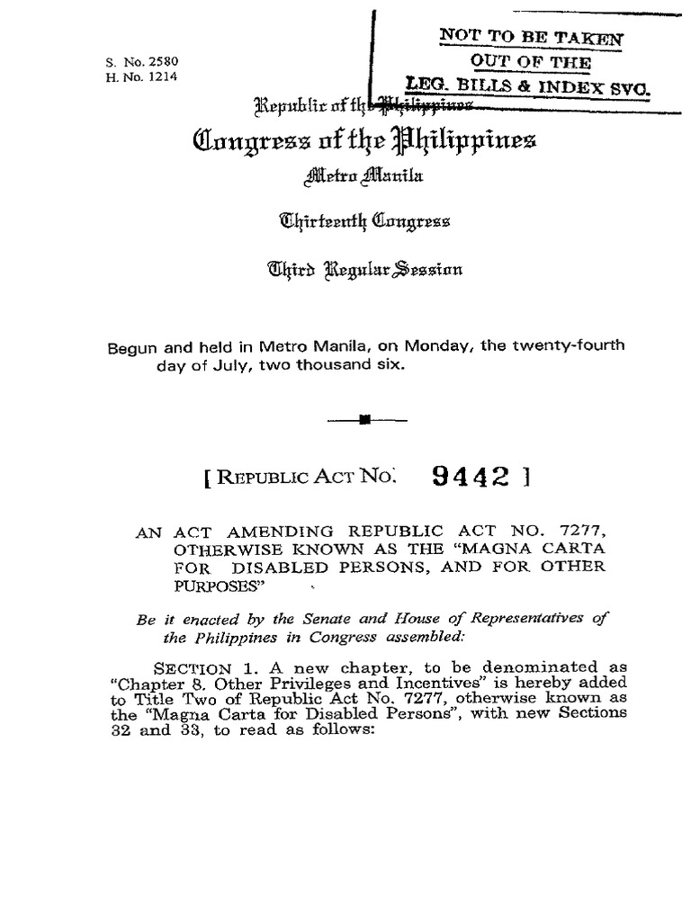 Ra 9442 PDF | PDF | Tax Deduction | Defamation