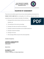 Dya Memorandum of Agreement