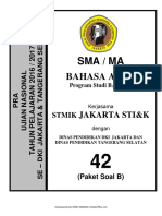 Soal Pra UN B. Arab SMA Bahasa Paket B (42) 2018 PDF