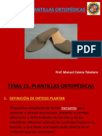 Tema 15. Plantillas Ortopédicas