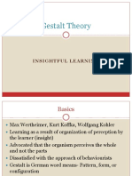 Gestalt Insight Learning