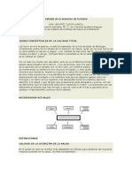 Calidad de La Atención de La Salud