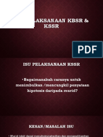 Isu Dalam KBSR Dan KSSR