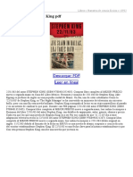 Libro 22/11/63 Stephen King PDF: Descargar PDF Leer en Línea