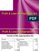 Profit and Loss Appn Ac